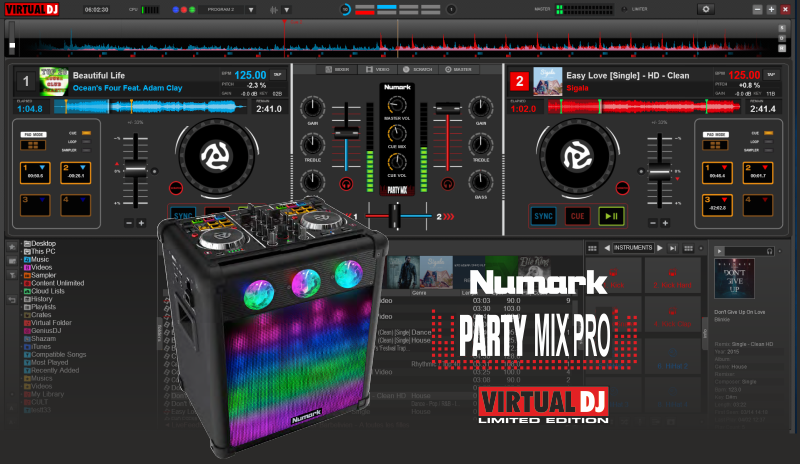 Numark party mix update