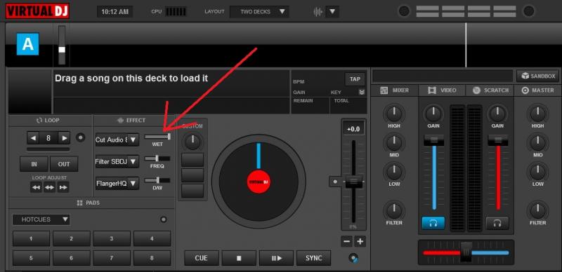 Virtual Dj Cut Effects