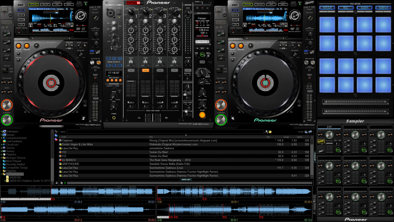 virtual dj 8 pioneer cdj 2000 skin download