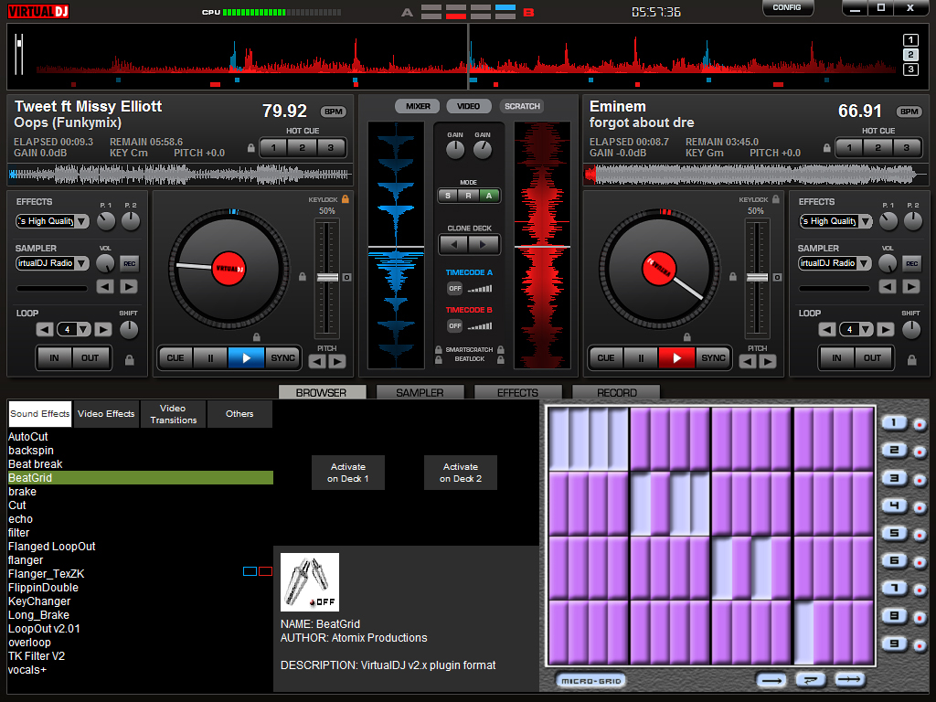Дж приложение. Atomix Virtual DJ. Atomix Virtual DJ 2.02. Atomix Virtual DJ professional. Программа Virtual DJ 7.